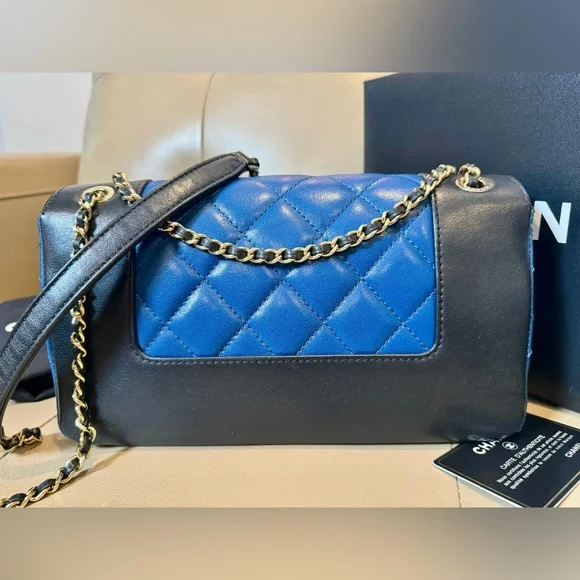 Sold x Full Set🔹CHANEL Mademoiselle quilted small flap bag - Picture 4 of 13